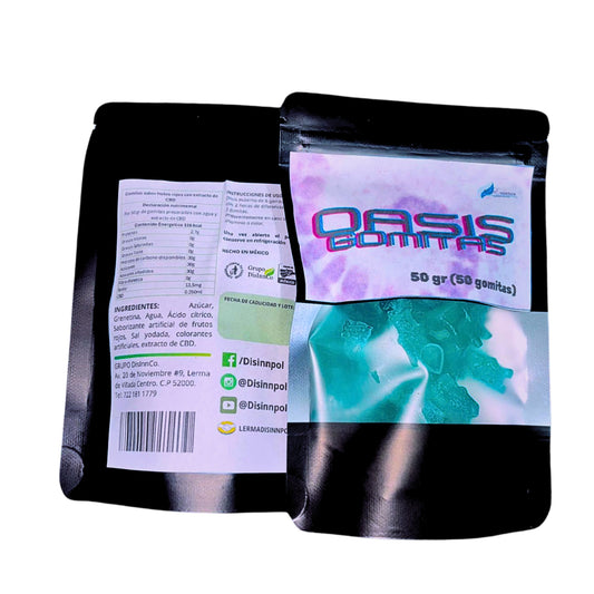 GOMITAS OASIS CBD RECREATIVAS